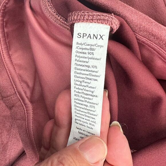 Spanx Faux Suede Rose High Rise Leggings NWT XL - Picture 9 of 9